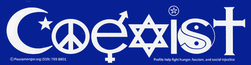 Original "Coexist" sticker