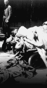 Pile of dead death camp victims